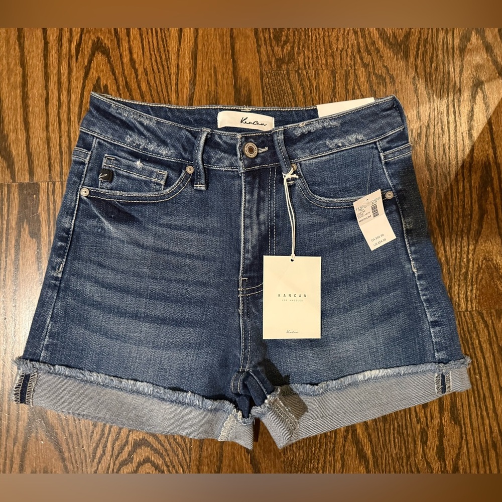 KanCan Indigo Jean Shorts